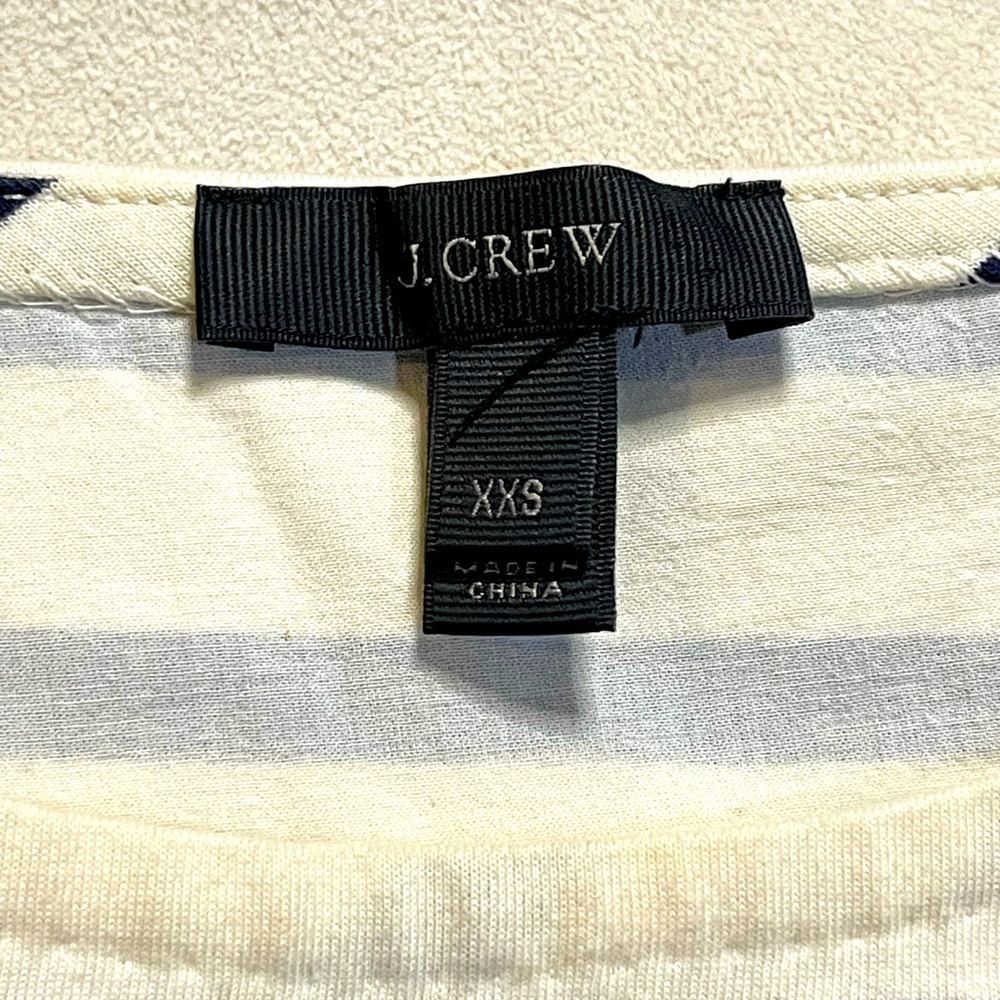 EUC J. Crew Striped‎ Top - Picture 5 of 6